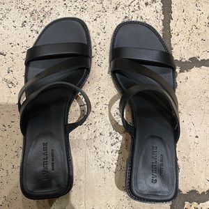 Brand new without tags . These are really cute leather sandals